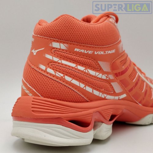 Женские волейбольные кроссовки Mizuno Wave Voltage Mid оранжевый (V1GC1965-59) 