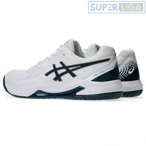 Мужские кроссовки для тенниса Asics GEL-DEDICATE 8 белый (1041A408-105) AW2024lb