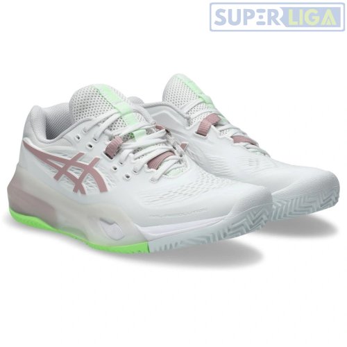 Жіночі кросівки для тенісу Asics GEL-RESOLUTION X CLAY білий (1042A277-104) SS2026