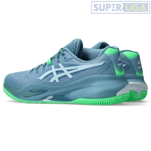 Кроссовки для тенниса Asics GEL-RESOLUTION X PADEL зеленый (1041A492-403) SS2026