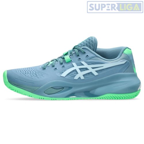Кроссовки для тенниса Asics GEL-RESOLUTION X PADEL зеленый (1041A492-403) SS2026