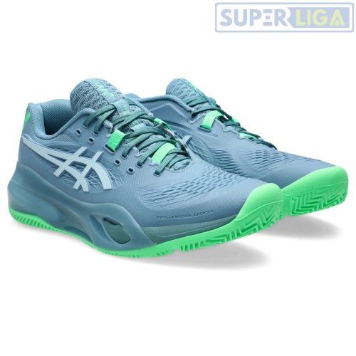 Кроссовки для тенниса Asics GEL-RESOLUTION X PADEL зеленый (1041A492-403) SS2026