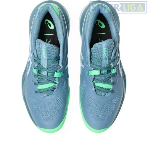 Кроссовки для тенниса Asics GEL-RESOLUTION X PADEL зеленый (1041A492-403) SS2026