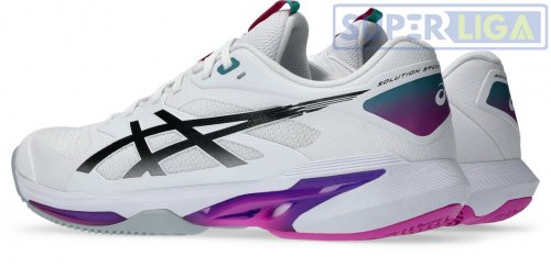 Мужские кроссовки для тенниса Asics SOLUTION SPEED FF 4 CLAY белый (1041A533-101) SS2026