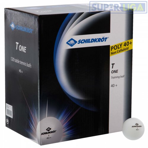 Мячик для настольного тенниса Donic T-One 40+белый (608522) (5 шт)