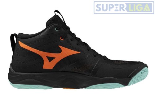 Волейбольні кросівки Mizuno Wave Momentum Elite MID чорний (V1GA2517-12) SS2026hr