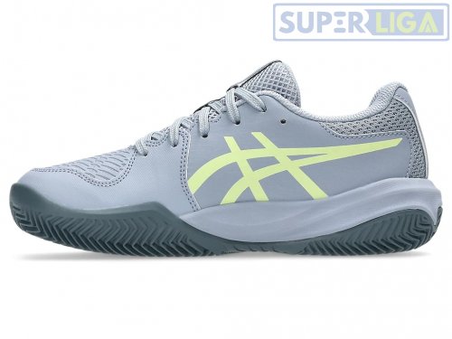 Дитячі кросівки для тенісу Asics GEL-RESOLUTION X GS CLAY сірий (1044A080-402) SS2026