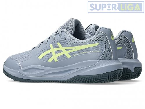 Дитячі кросівки для тенісу Asics GEL-RESOLUTION X GS CLAY сірий (1044A080-402) SS2026
