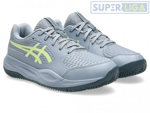 Дитячі кросівки для тенісу Asics GEL-RESOLUTION X GS CLAY сірий (1044A080-402) SS2026