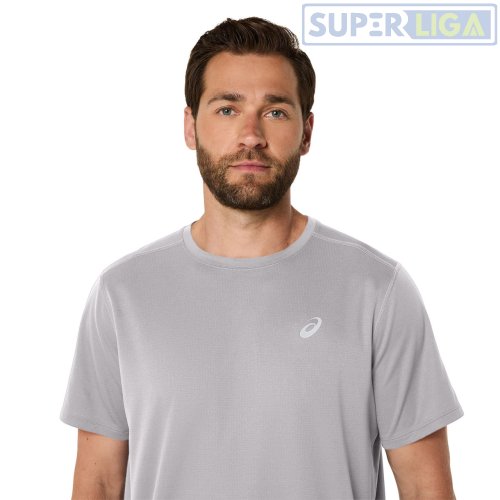 Мужская футболка для бега Asics CORE SS TOP серый (2011D221-021) AW2026
