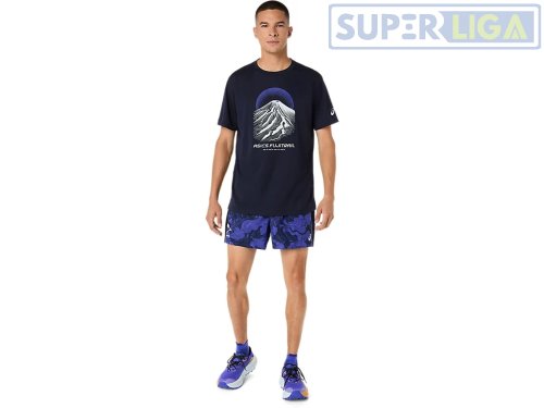 Чоловіча футболка для бігу ASICS FUJITRAIL LOGO SS TOP синій (2011D527-400) AW2026