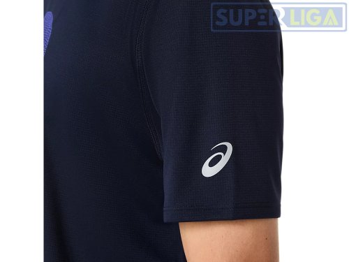 Чоловіча футболка для бігу ASICS FUJITRAIL LOGO SS TOP синій (2011D527-400) AW2026