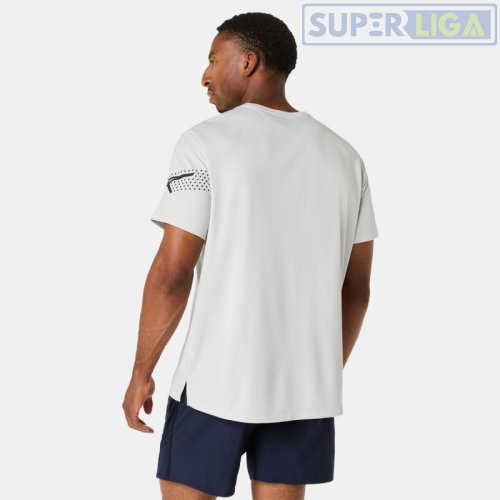 Чоловіча футболка для бігу ASICS ICON SS TOP білий (2011D458-020) AW2026