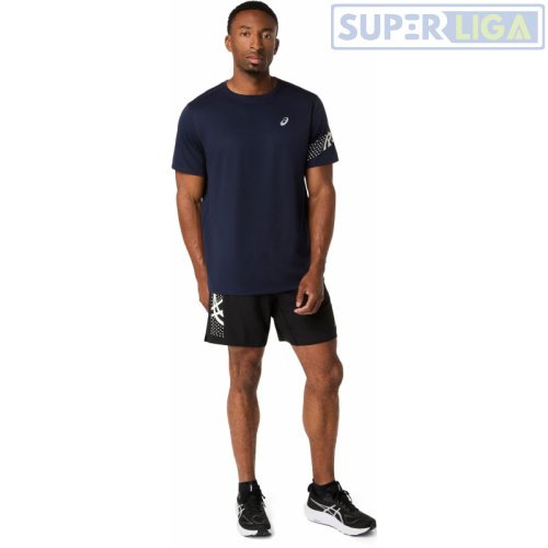 Мужская футболка для бега ASICS ICON SS TOP синий (2011D458-401) AW2026
