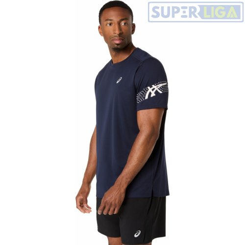 Мужская футболка для бега ASICS ICON SS TOP синий (2011D458-401) AW2026