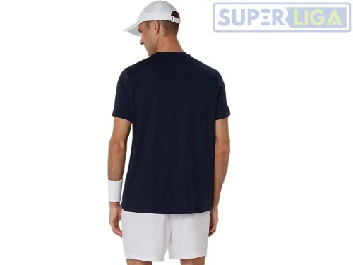 Мужская футболка ASICS COURT SS TOP синий (2041A339-400) AW2026