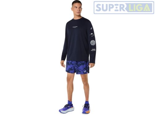 Лонгслів ASICS FUJITRAIL LOGO LS TOP синій (2011D525-400) AW2026