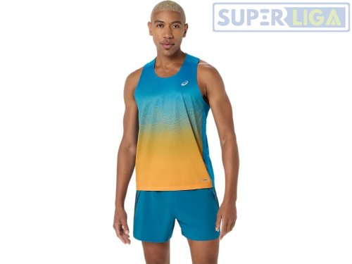 Чоловіча майка для бігу Asics ROAD FADE SS TOP Мультиколір (2011D522-400) AW2026