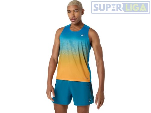 Чоловіча майка для бігу Asics ROAD FADE SS TOP Мультиколір (2011D522-400) AW2026