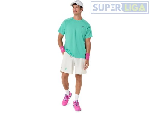 Мужская футболка ASICS GAME SS TOP салатовый (2041A379-300) AW2026