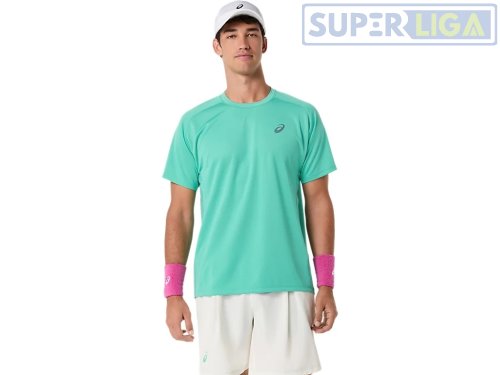 Мужская футболка ASICS GAME SS TOP салатовый (2041A379-300) AW2026