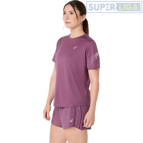 Жіноча футболка ASICS ICON SS TOP бордовий (2012D363-500) AW2026