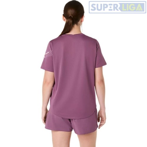 Жіноча футболка ASICS ICON SS TOP бордовий (2012D363-500) AW2026