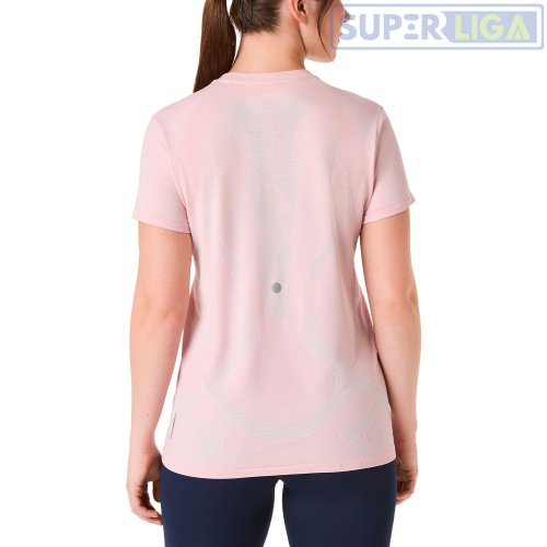 Женская футболка ASICS ROAD SEAMLESS SS TOP розовый (2012D292-700) AW2026