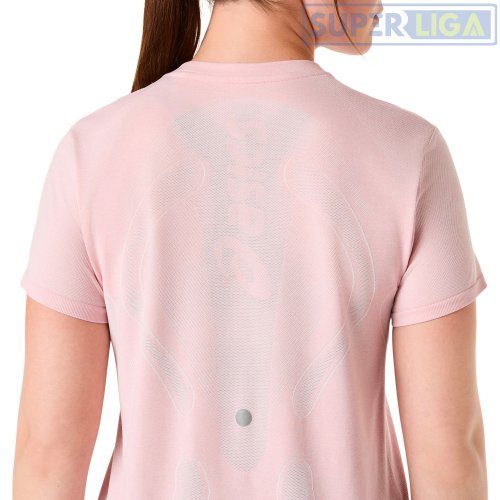 Женская футболка ASICS ROAD SEAMLESS SS TOP розовый (2012D292-700) AW2026