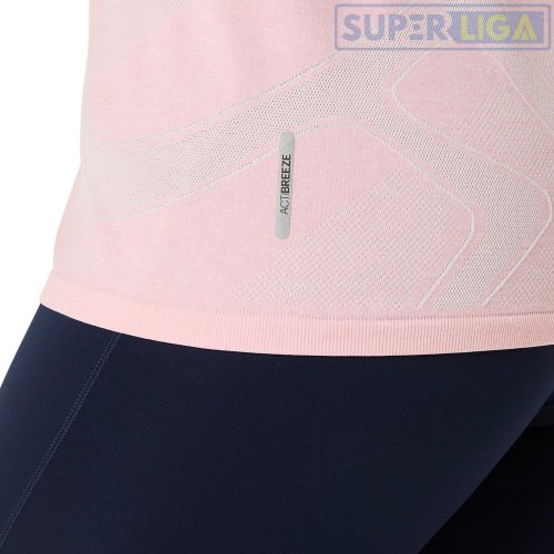 Женская футболка ASICS ROAD SEAMLESS SS TOP розовый (2012D292-700) AW2026