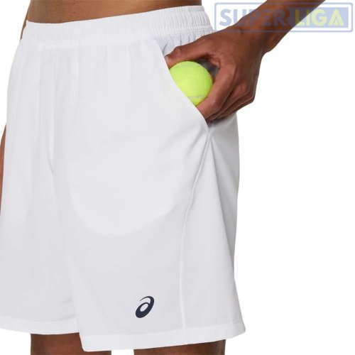 Шорты для бега Asics MEN COURT 9IN SHORT белый (2041A343-100) AW2026