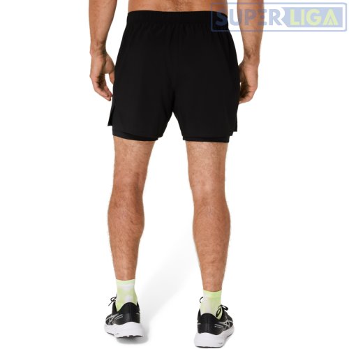 Шорты для бега Asics CORE 2-N-1 5IN SHORT черный (2011D218-001) AW2026