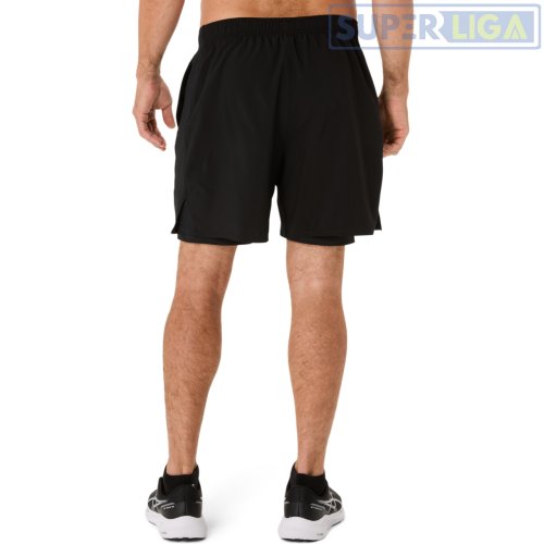 Шорты для бега ASICS CORE 2-N-1 7IN черный (2011D215-001) AW2026