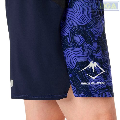 Чоловічі спортивні шорти для бігу Asics FUJITRAIL ALL OVER PRINT 5IN SHORT синій (2011D526-400) AW2026