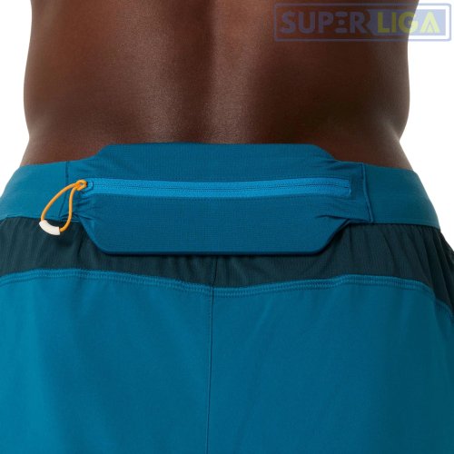 Мужские спортивные шорты для бега Asics ROAD 2-N-1 5IN SHORT голубой (2011D245-302) AW2026