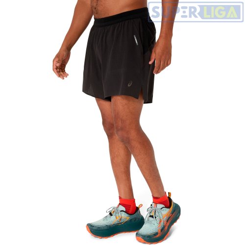 Мужские спортивные шорты для бега Asics FUJITRAIL ELITE SHORT черный (2011D268-001) AW2026