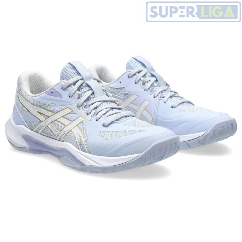 Женские волейбольные кроссовки Asics Gel-Tactic 13 голубой (1072A118-400) AW2026