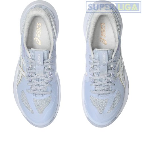 Женские волейбольные кроссовки Asics Gel-Tactic 13 голубой (1072A118-400) AW2026