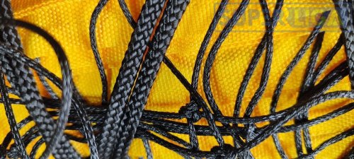Сетка волейбольная Romi Sport "Тренировочная" капроновая, ячейка 10*10 см желтый (Польша) SIA-S-REK9-002-ZOLTY