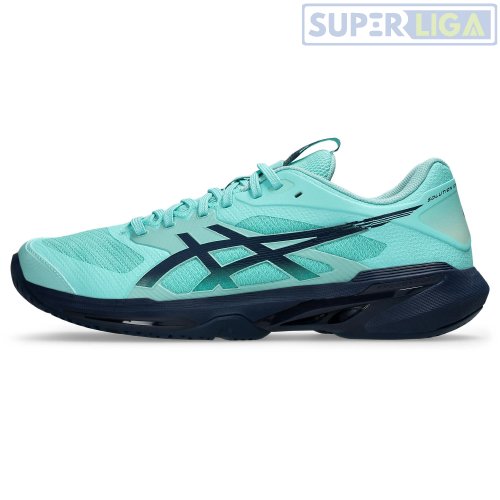 Мужские кроссовки для тенниса Asics SOLUTION SPEED FF 4 зеленый (1041A532-401) SS2026