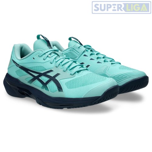 Мужские кроссовки для тенниса Asics SOLUTION SPEED FF 4 зеленый (1041A532-401) SS2026
