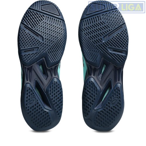 Мужские кроссовки для тенниса Asics SOLUTION SPEED FF 4 зеленый (1041A532-401) SS2026